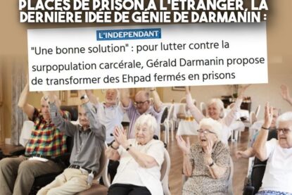 Des personnes  âgées dans un Ehpad : bientôt remplacées par une prison ?