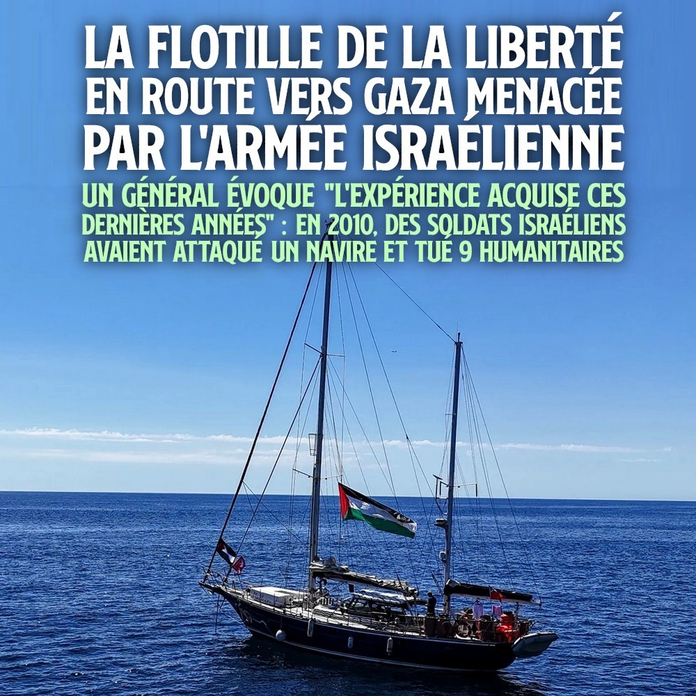 Le Madleen prenant la mer et battant pavillon palestinien : un symbole de la flottille de la liberté.