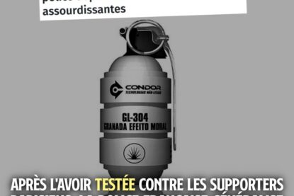 La nouvelle grenade GL-304 de la police française, fabriquée par l
