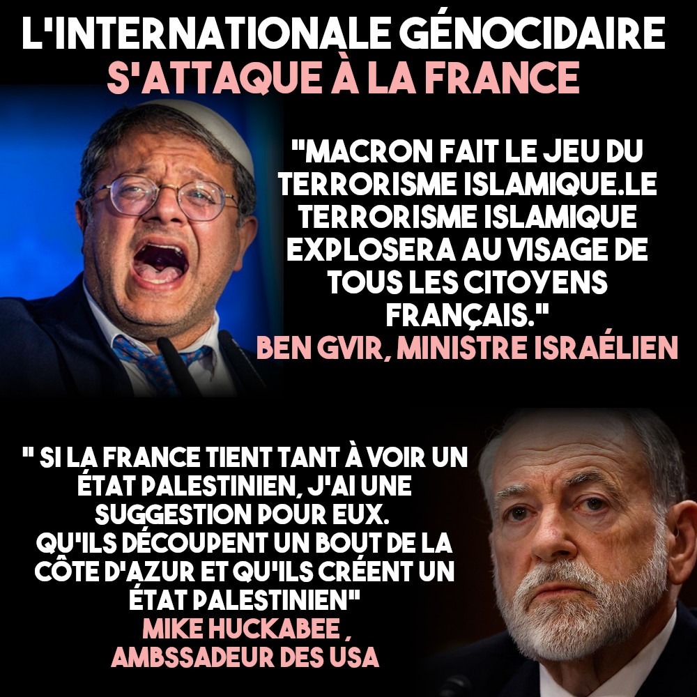 Un ministre israélien menace la France d