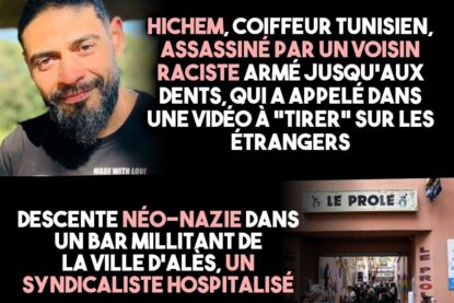 Hichem, assassiné par un voisin raciste dans le Var, et la devanture du Prolé, bar militant de la ville d
