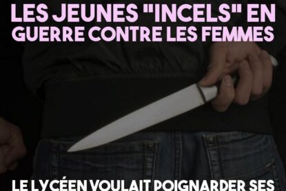 Un couteau caché dans le dos d