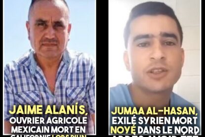 En Californie, un ouvrier agricole décède lors d’un raid de la police de l’immigration. Dans le Nord de la France, l’association Utopia porte plainte après la mort d’un exilé syrien pendant un raid de la police. Le racisme d
