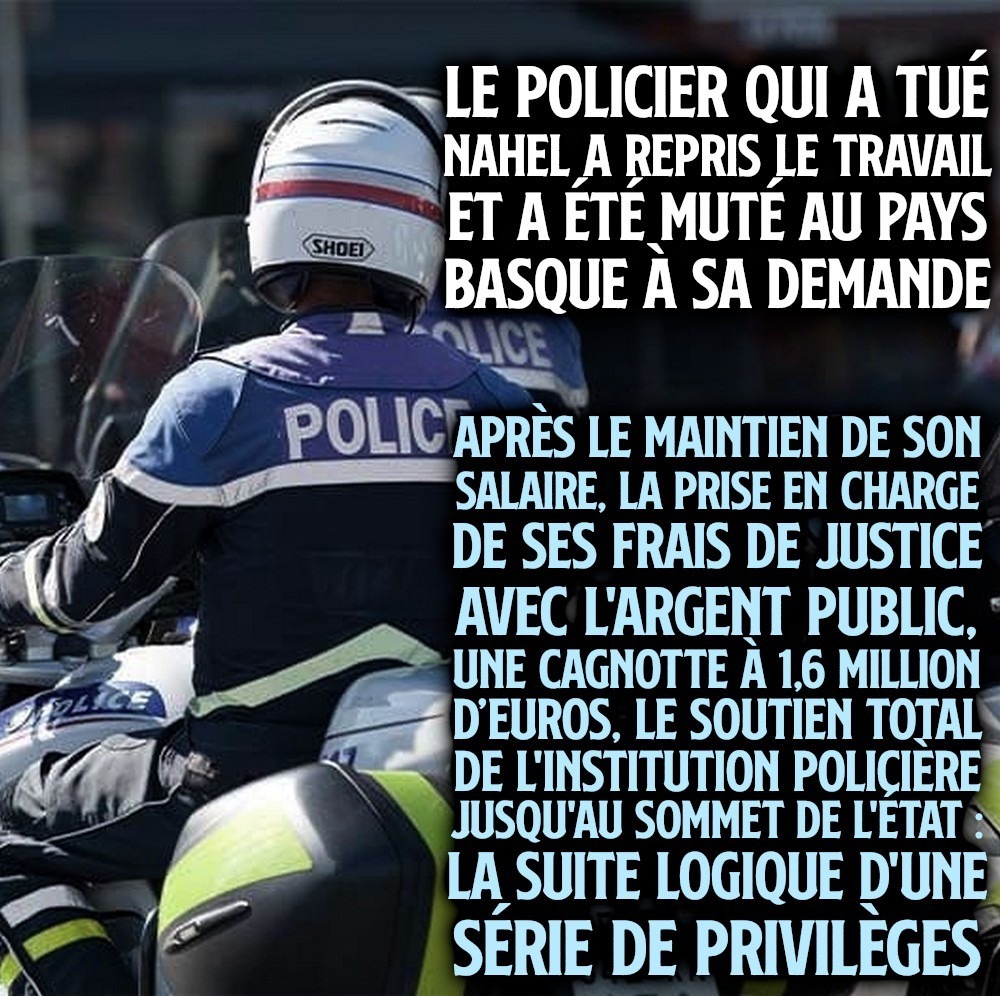 Un motard de la police comme l