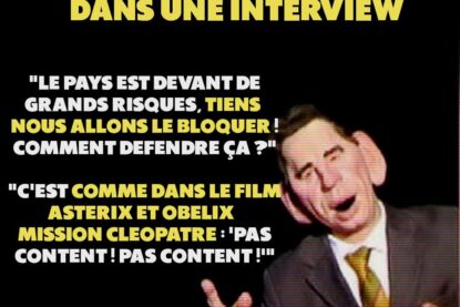 La marionnette de François Bayrou dans Les Guignols de l