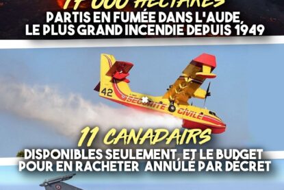 Trois images pour illustrer trois chiffres : 17000 hectares partis en fumée dans l