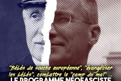 Derrière le masque du Maréchal Pétain se cache Pierre-Édouard Stérin.