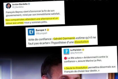 Macron rigole alors que la perspective d