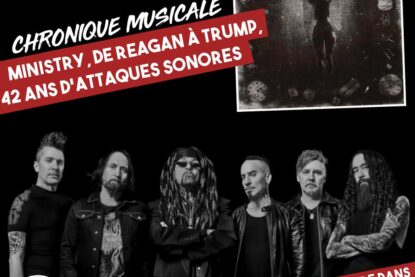 Le groupe Ministry et la pochette de l