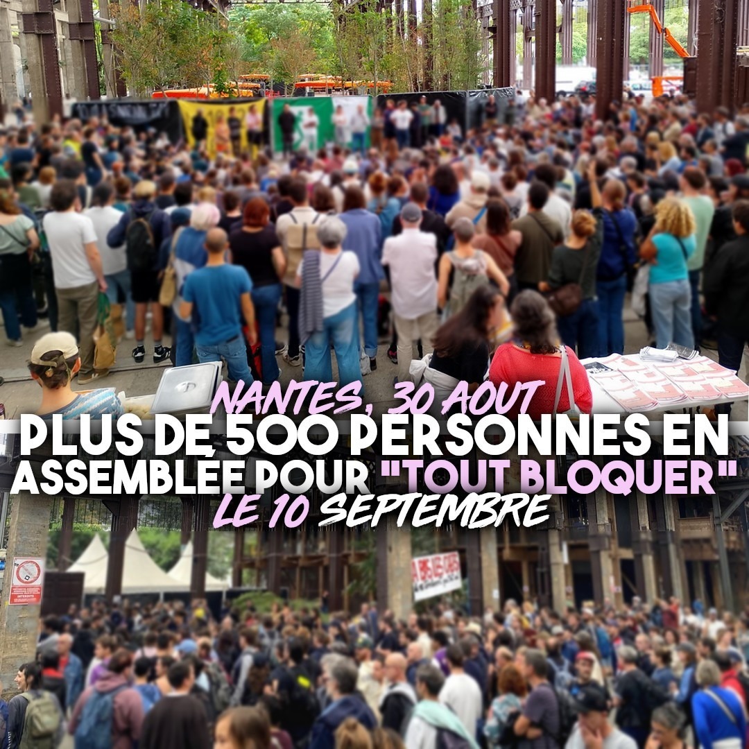 Plus de 500 personnes en assemblée populaire à la fin de l