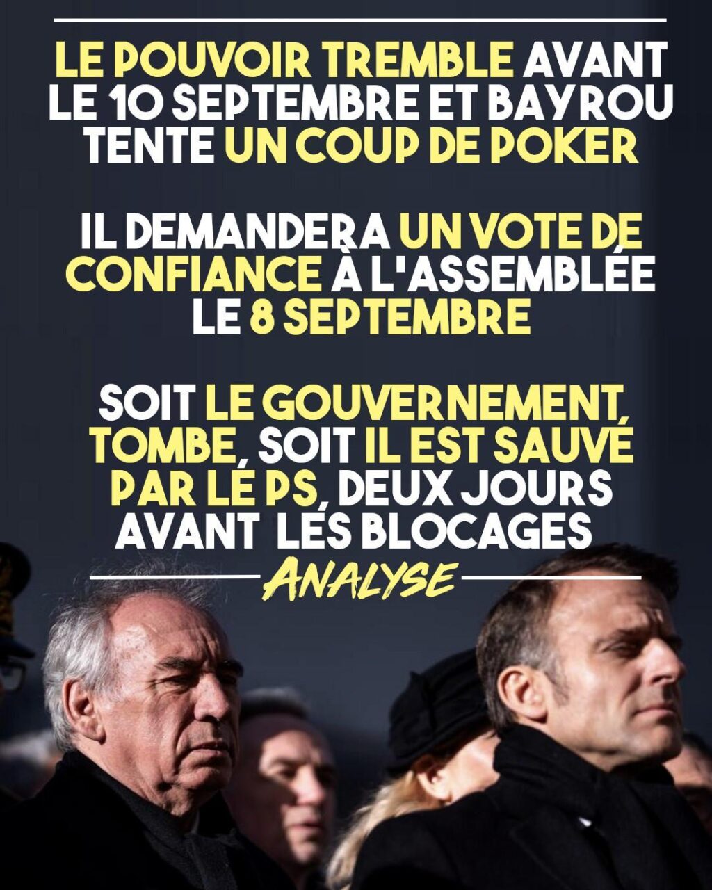 Ce sera la chute ou la consécration du plan d