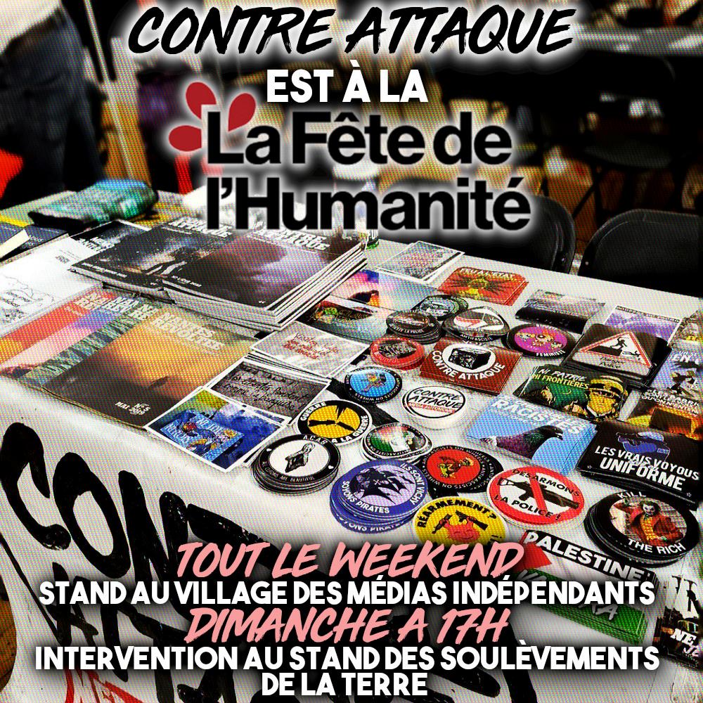 Le stand de Contre Attaque à la Fête de l