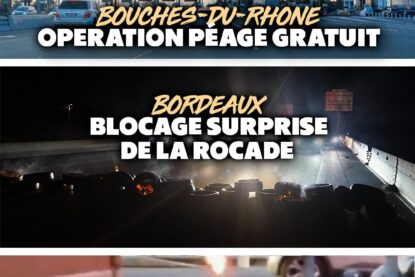 Péage gratuit près de Marseille, blocage de la rocade de Bordeaux, charge de CRS à Lyon : le mouvement du 10 septembre a déjà commencé.