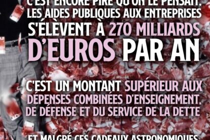 Des liasses et des liasses de billets : les entreprises réalisent le casse du siècle en touchant des aides publiques mirobolantes.