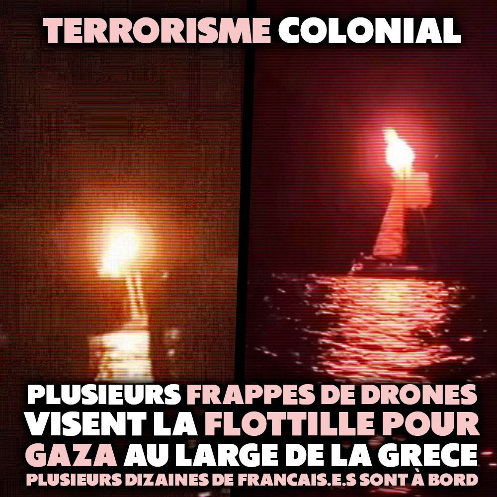 Du feu en haut du mat d