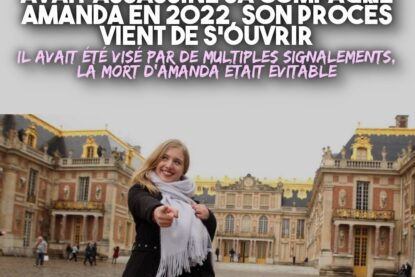 Amanda prise en photo tout sourire, avant d