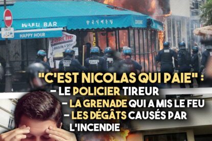 Un restaurant en flammes à cause d
