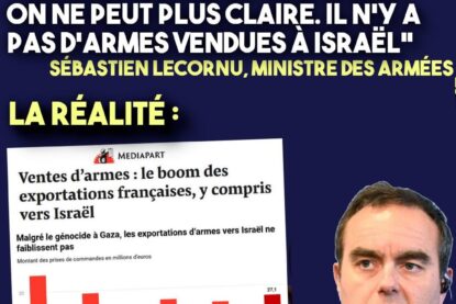 Sébastien Lecornu, ministre des armées, confronté à son mensonge sur les ventes d