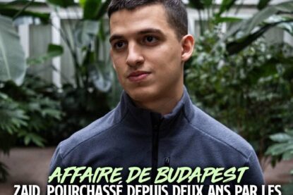 Le portrait de Zaid et sa citation : «J