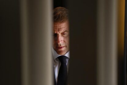 Emmanuel Macron, à Charm El-Cheikh, en Egypte, le 13 octobre 2025.