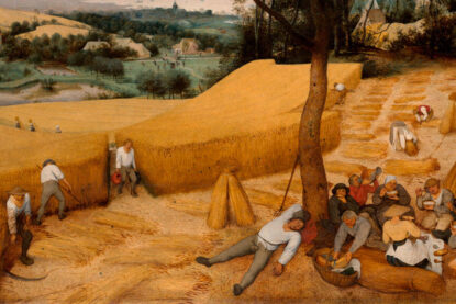 Tableau de Pieter Brueghel l’Ancien, « Les Moissonneurs »