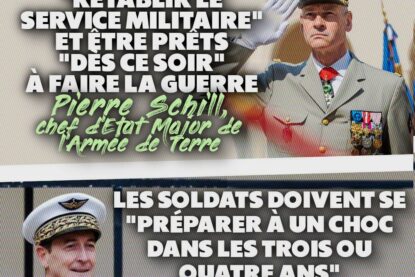 Deux généraux, Pierre Schill et Fabien Mandon, sont à la tête de l