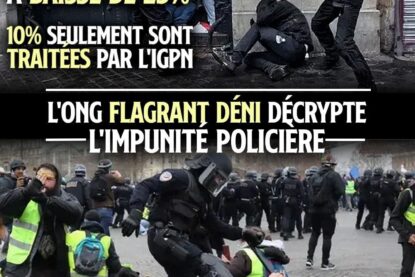 Des policiers tabassent des manifestant·es en toute impunité