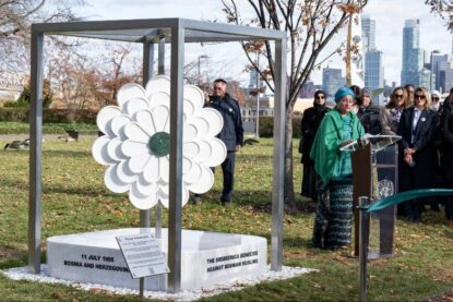 Mémorial La Fleur de Srebrenica, symbole du génocide