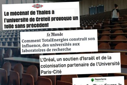 Un amphithéâtre vide : bienvenue dans les coulisses de l’ingérence des entreprises privées et lobbies en tout genre dans l’Enseignement supérieur français