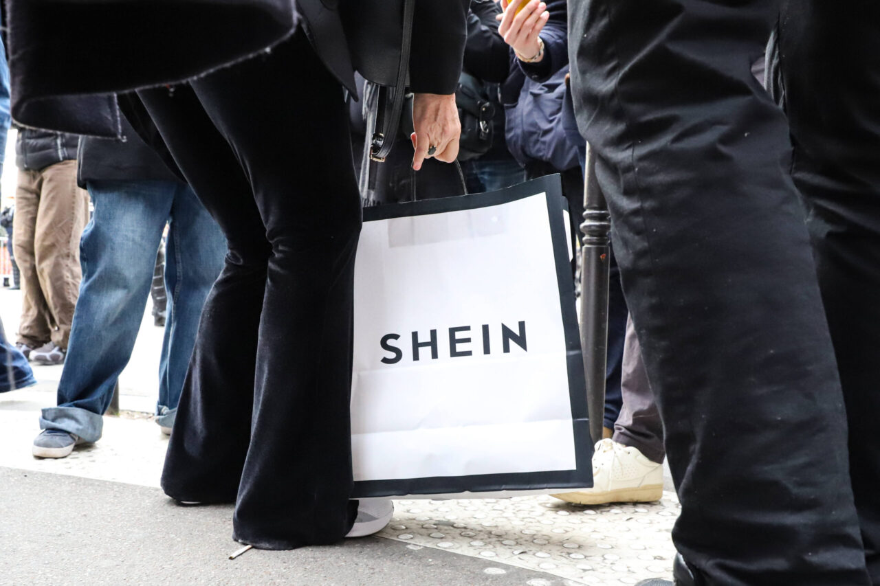 Paris : Opening day of Shein store at the BHV Marais