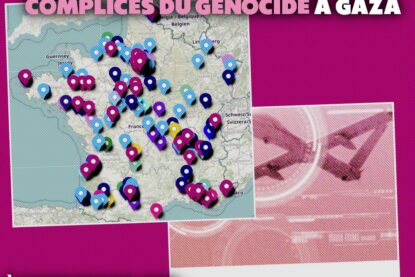 La carte et le guide des entreprises françaises complices du génocide à Gaza