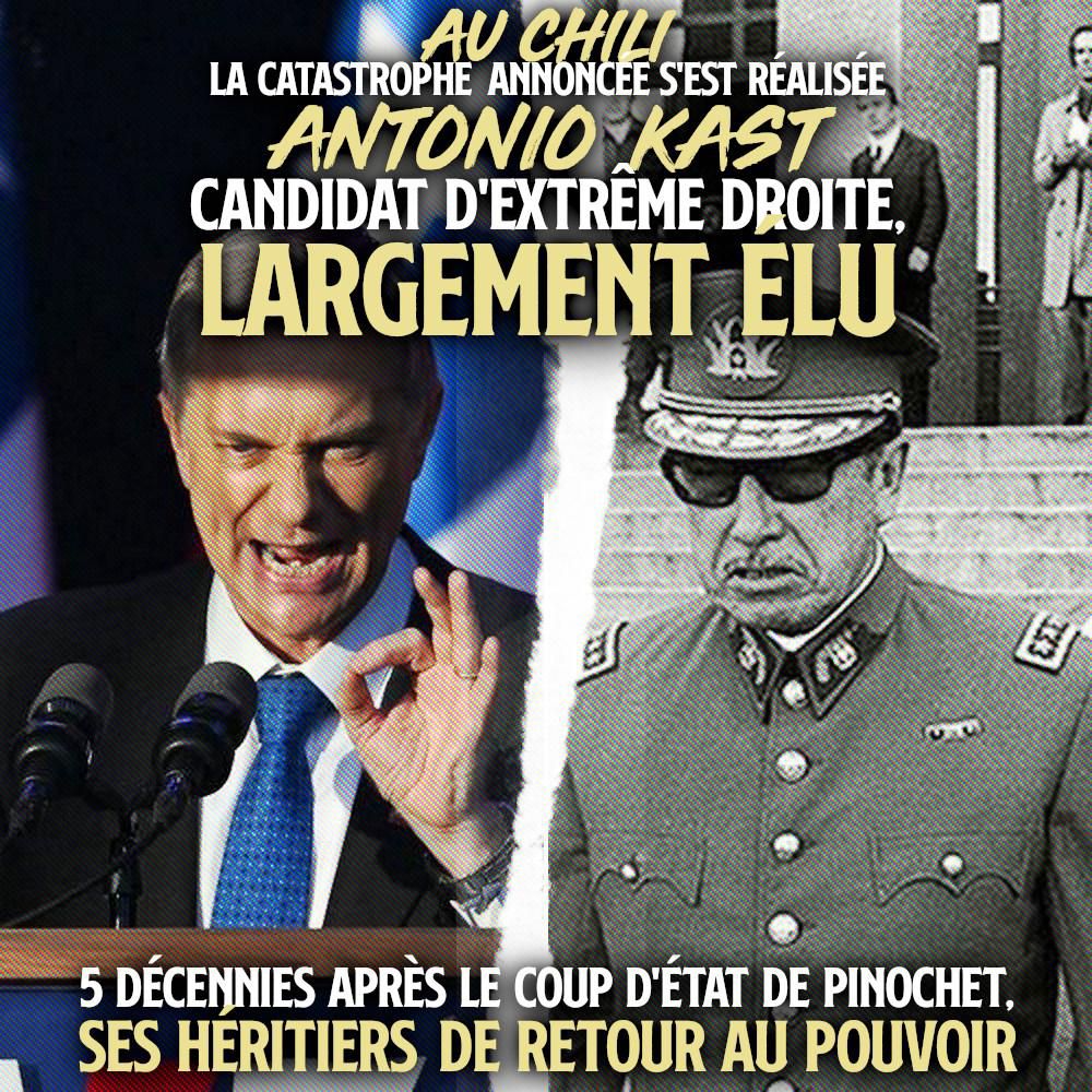 Antonio Kast et Pinochet : deux dirigeants d