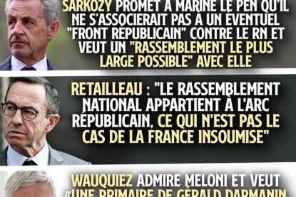 Sarkozy, Retailleau et Wauquiez : trois représentant de l