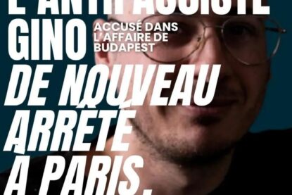 Gino, antifasciste de nouveau arrêté en France, risque d