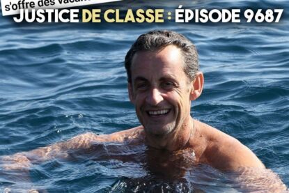 Nicolas Sarkozy content de se baigner en Guadeloupe pour les fêtes de Noël au lieu de purger la peine pour laquelle il est condamné.
