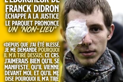 Franck Didron, un pansement sur l