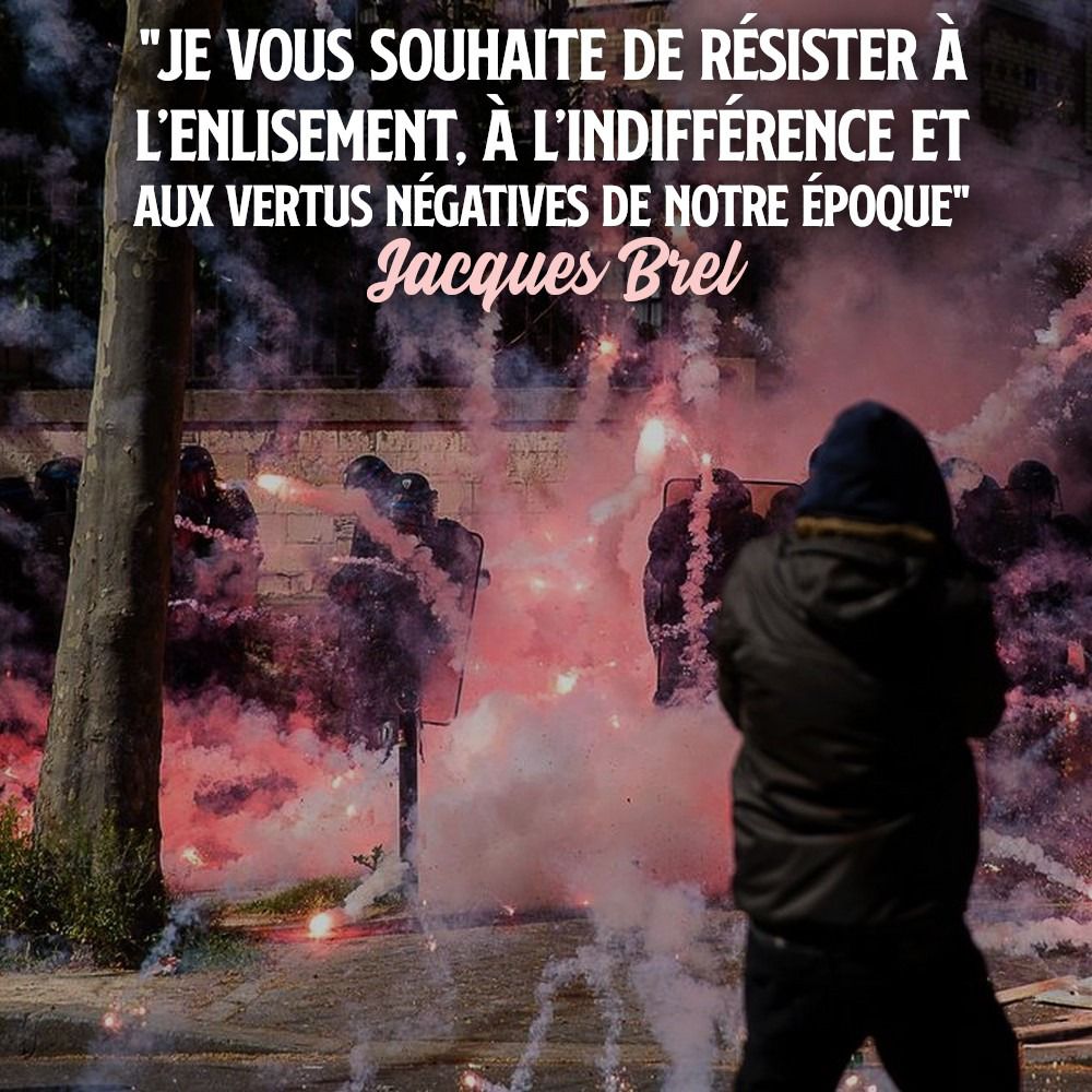 "Je vous souhaite de résister à l