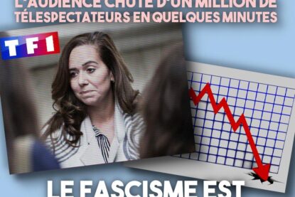 Sarah Knafo, la fasciste qui fait baisser les audiences de TF1.