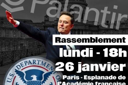 Rassemblons-nous ce lundi 26 janvier, 18h devant le bâtiment de l