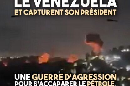 Caracas, la capitale du Venezuela, sous les bombes américaines.