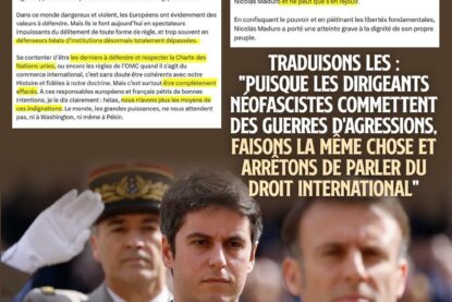 Emmanuel Macron et Gabriel Attal devant un militaire saluant : les "centristes" français plus trumpistes que jamais.