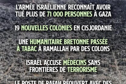 Gaza vue du ciel : la Palestine est un champ de ruines.