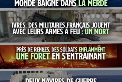 À force de mettre des imbéciles aux manettes, les armées du monde entier finissent par faire des boulettes dignes de la septième compagnie.