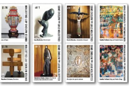 L’Administration postale des Nations Unies a émis une série de timbres sur la collection des oeuvres d'art des Nations Unies