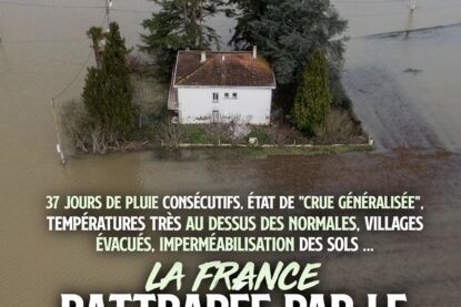 Records de précipitations et crues historiques : La France rattrapée par le changement climatique