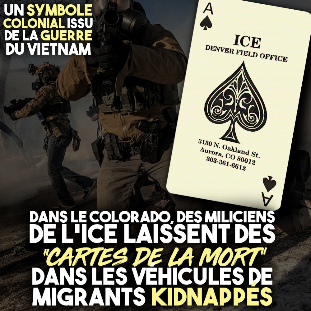 Un as de pique laissé par l