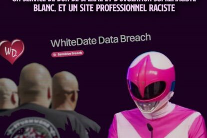 Une hackeuse allemande déguisée en Power Ranger force rose explique comment elle a fait sauter des sites de rencontre néonazis.