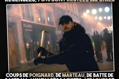 À Lyon, 102 agressions fascistes recensées depuis 2010, dans une impunité presque totale