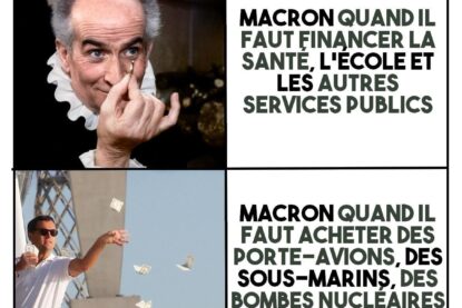 Macron quand il faut financer les services publics ou l