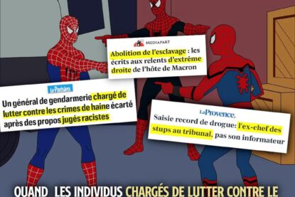 Des sosies de Spiderman s